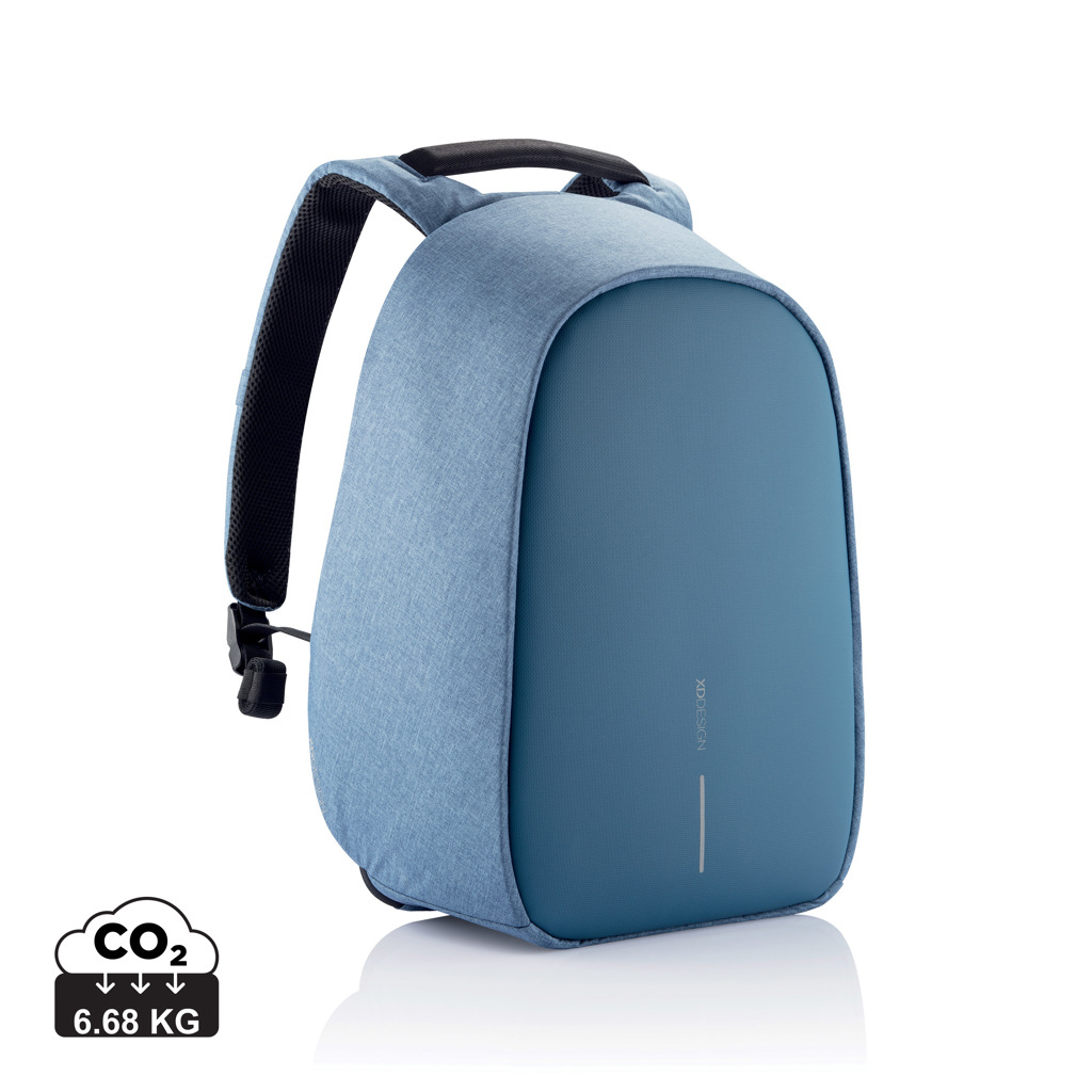 Sac à dos antivol rPET promotionnel - Bobby Hero Bleu clair / noir